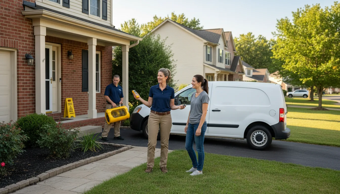 Water restoration image for Dehumidification And Cleanup Services in Central Falls, RI